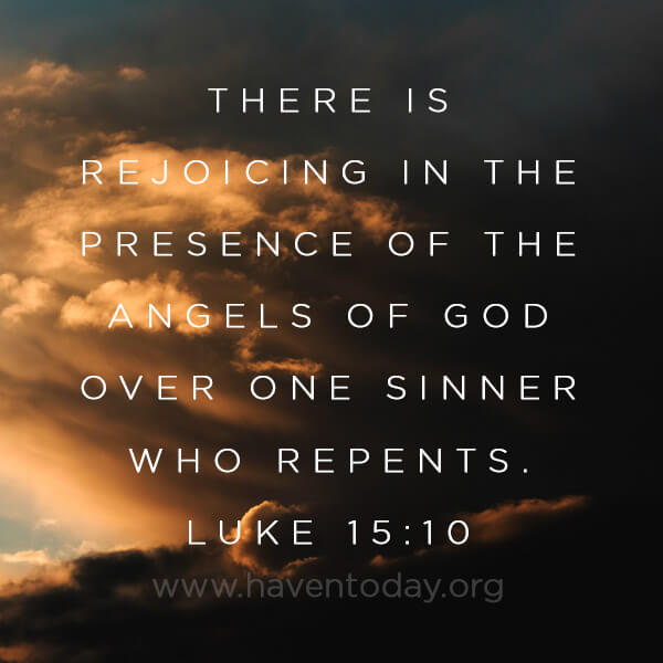14 Bible verses about Angels Rejoicing